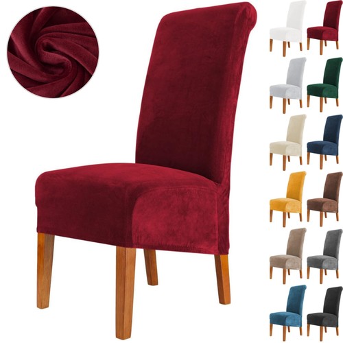 Velvet dining chair covers - chair,