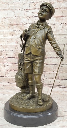 Handmade bronze caddy boy - bronze,