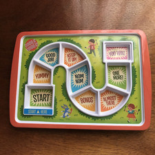 Genuine Fred Dinner Winner Tray Children Lunch Board Game Kids Dinner Meal Plate