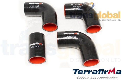 Black silicone intercooler - black,