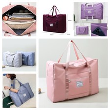 Large Storage Folding Bag Gym Travel Tote Bag Luggage Handbag Duffel bag Unisex 