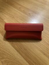Red GUESS Case For Glasses with Polishing Cloth