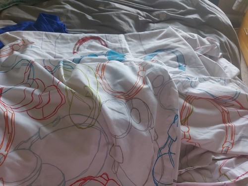 Duvet cover set blue - by,