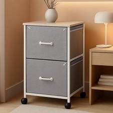 Light Grey 2 Drawer Mobile
