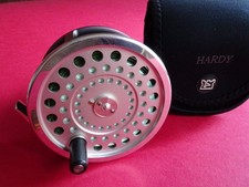 SUPERB POSSIBLY UNUSED VINTAGE HARDY MARQUIS SALMON NO.3 FLY REEL + CASE + LINE