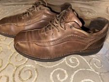 Mens rockport leather - leather, brown