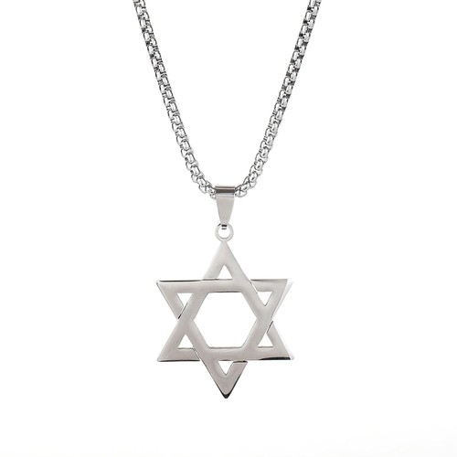 Star david necklace - david,