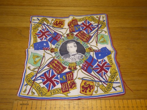 1937 royal coronation silk - royal,