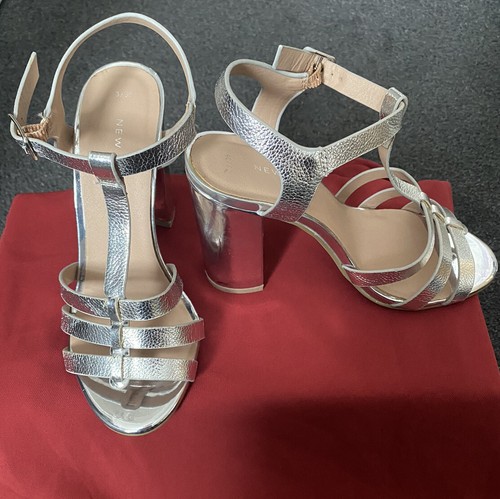 New look silver strappy - new, dressy