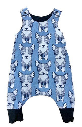 Baby frenchie dog puppy blue - baby,