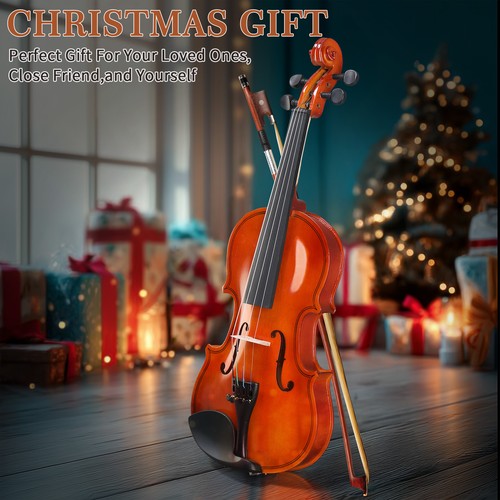 Maple top acoustic violin set - maple,