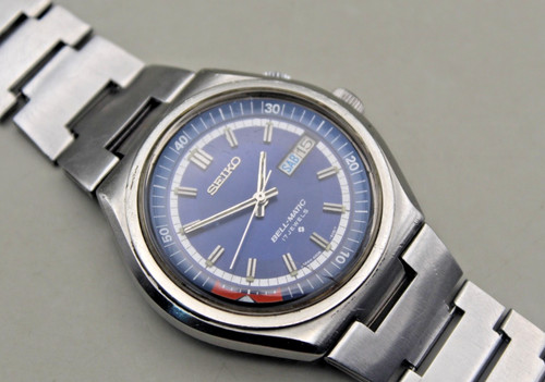 Vintage seiko bell matic blue - seiko, bell-matic