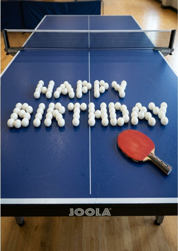 Table tennis birthday - table,