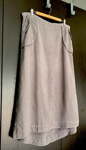 Poetry 100 heavy linen skirt - 100%,