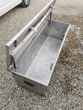 Large Lockable Aluminium Tool/Trailer Box Chequered Plate 142cm x 44cm x 45cm