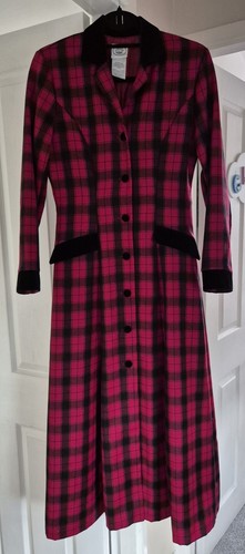 Beautiful red black tartan