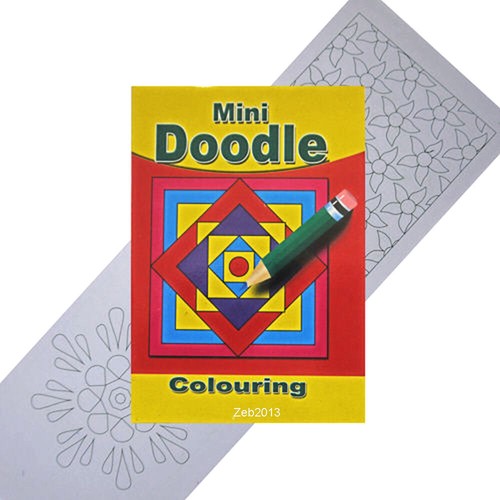 Mini doodle colouring books - doodle,