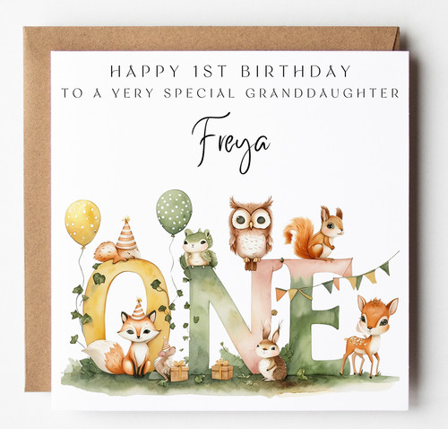 Granddaughter 1st birthday - granddaughter,