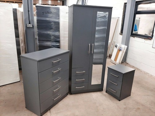 Wardrobe set bedside bedroom - wardrobe,