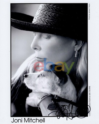 Joni mitchell signed - signed, 8x10