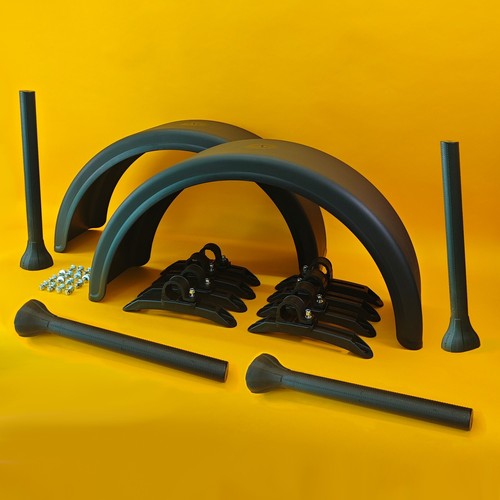 Single wheel round mudguard - single,