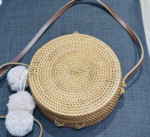 Maxx woven straw rattan - straw,