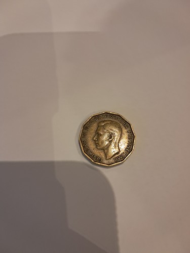 Threepenny bit 1943 nickel and - nickel,