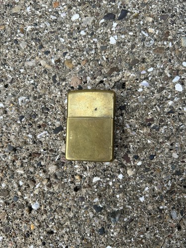 Brass zippo lighter - brass, unknown