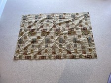 Pair Lined Curtain W240cm L125cm. Floral Pattern.Single Pinch Pleat With Hooks 