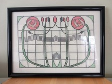 Framed cross stitch charles - stitch,