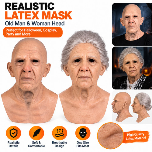 Halloween realistic old man - halloween,