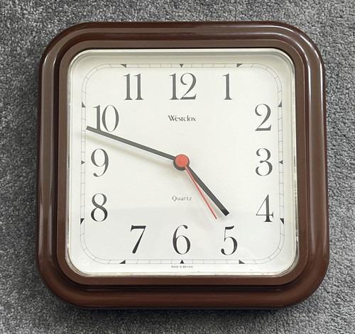 Vintage 23cm wall clock - 23cm,