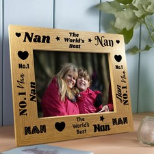Nan Gifts Nan Wooden Photo