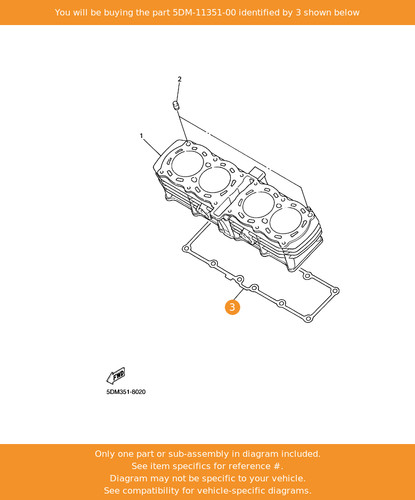 Yamaha gasket cylinder - gasket,,