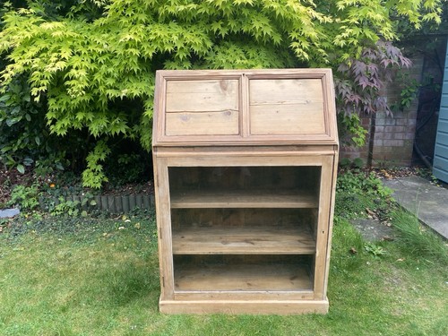 Antique pine bureau - bureau, /
