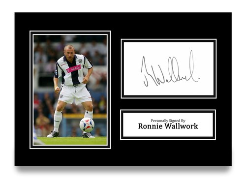 Ronnie wallwork hand - wallwork, signed