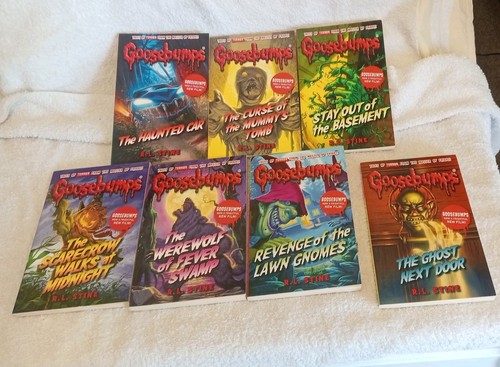 Goosebumps book bundle - book,
