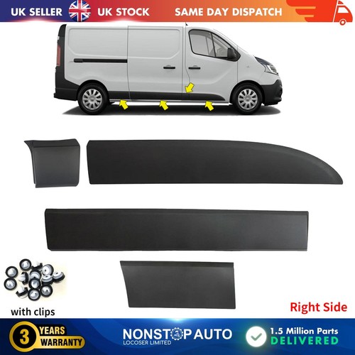 Pcs side moulding trim panel - side,