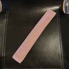 Charvet Coral Pink Knit Silk