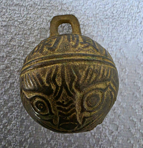 Vintage chinese brass tiger - brass,