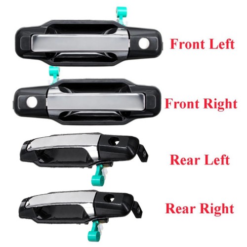 Black exterior door handle - exterior, for