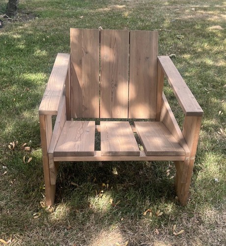 Vintage crate chair - crate, spruce