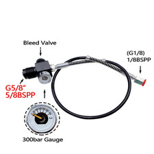 Scuba Diving 5/8BSPP Conectr