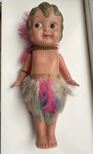 Vintage 1940's Celluloid Carnival Doll Made In Japan 11.75" Betty Boop  / Kewpie