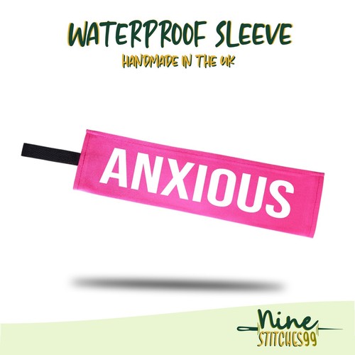 Nervous dog lead sleeve - nervous,