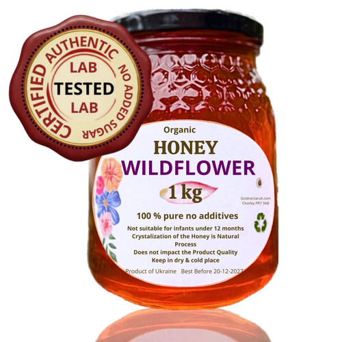 Natural raw honey - honey, 100%