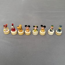 Lot of 8 Marx Disney Transfer Train Figured including Donald duck, Goofy & Micky