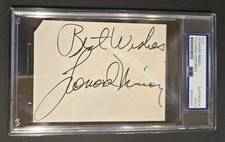 Leonard Nimoy signed autograph