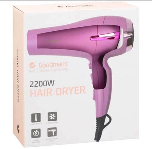 New goodmans pink hair - goodmans, dryer
