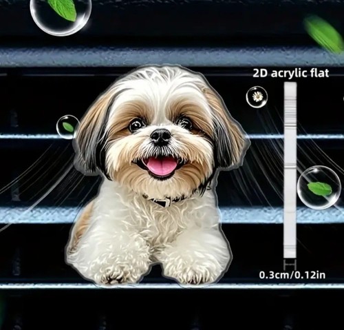 Shih tzu car air freshener - air,